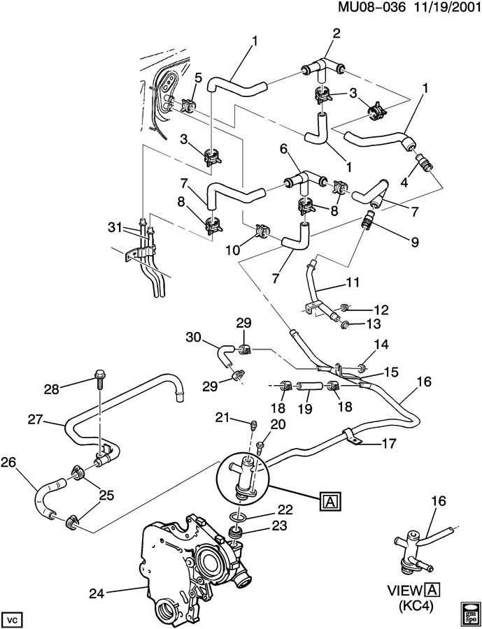 Understanding The Chevy Venture Heater Hose Diagram A Step By Step Guide