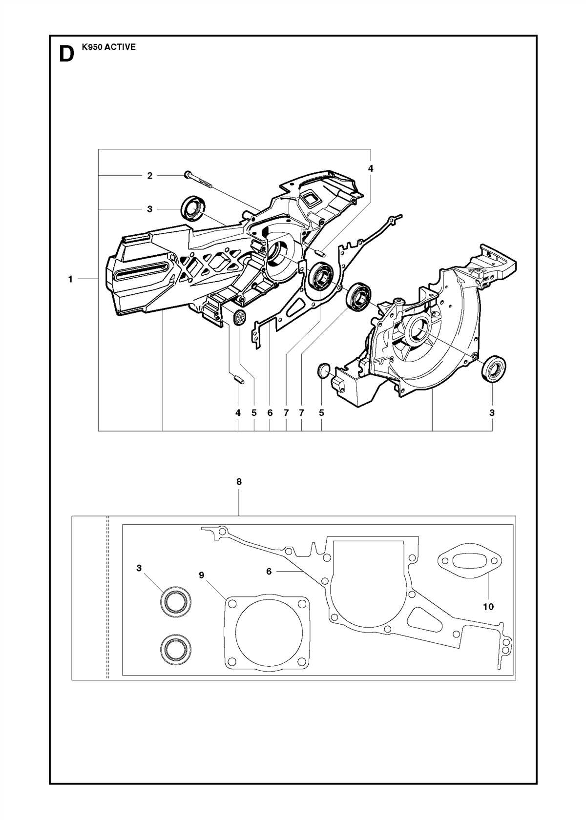 An In Depth Look At The K950 Partner Saw Parts Diagram Revealed